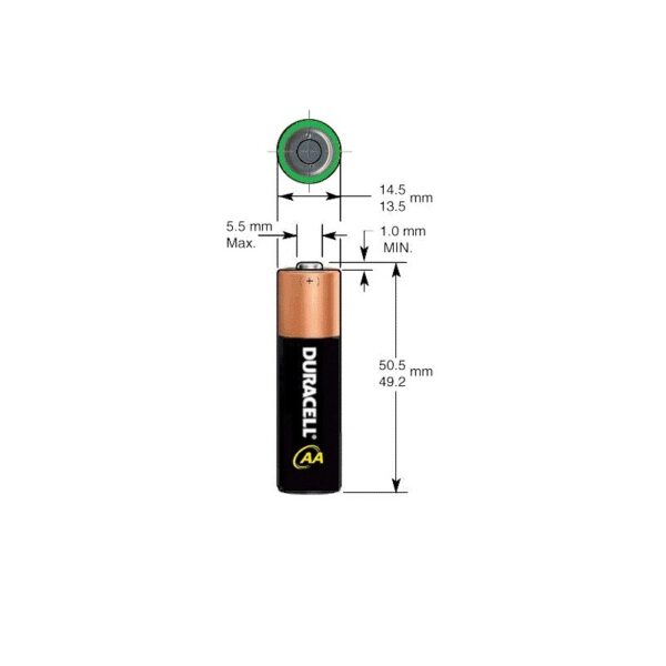 BATERÍAS DURACELL AA HR6 RECARGABLE 1.2V 2500MAH PACK 4U - Imagen 3