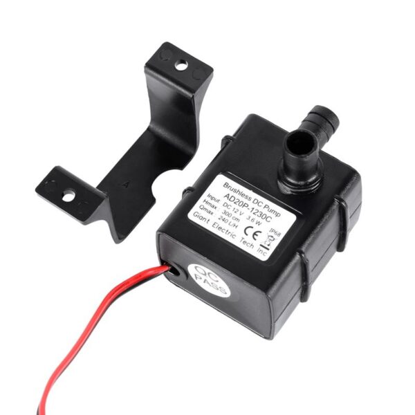 BOMBA SUMERGIBLE AGUA DC 12V 3.6W 4L/MIN. - Imagen 3