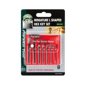 JUEGO DE 7 LLAVES ALLEN 0.7 A 3mm PROSKIT 8PK-022