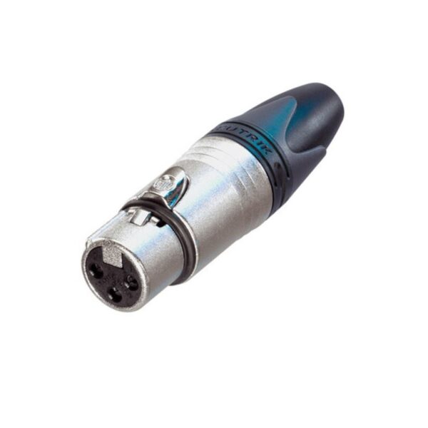 CONECTOR XLR 3P HEMBRA AÉREA NEUTRIK
