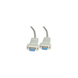 CABLE SERIE RS232 SUB-D 9P H-H NULL MODEM 1.8M