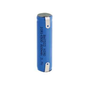 BATERÍA LITIO 3.7V 800mAh ICR14500 NIMO CTO. CONTROL + LENGUETAS