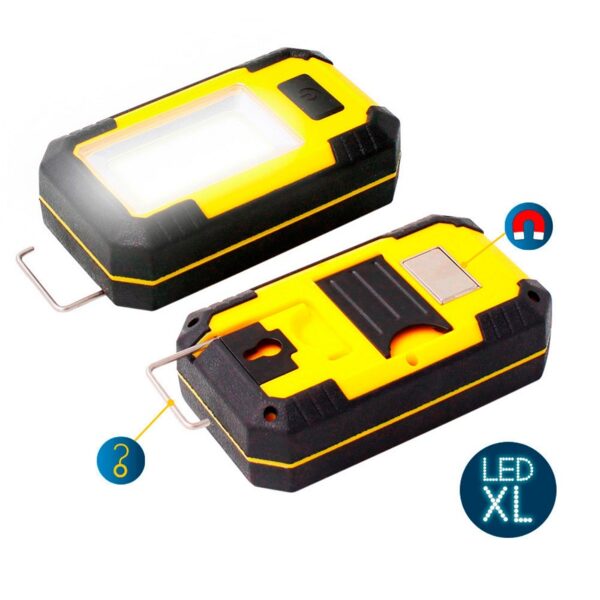 LINTERNA LED RECARGABLE 3 MODOS 6500K 8W 450LM POWERBANK - Imagen 3
