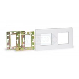 MARCO Y CHASIS PARA 2 CAJAS EMPOTRAR UNIVERSAL.