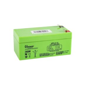 BATERÍA PLOMO AGM U-POWER 12V 3.3AH