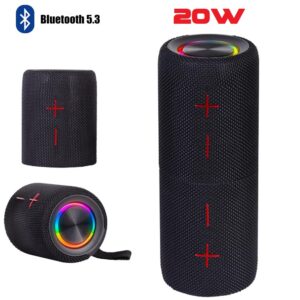 ALTAVOZ BLUETOOTH 5.3V REVI XR 8A44 DOUBLE 2x10W NEGRO