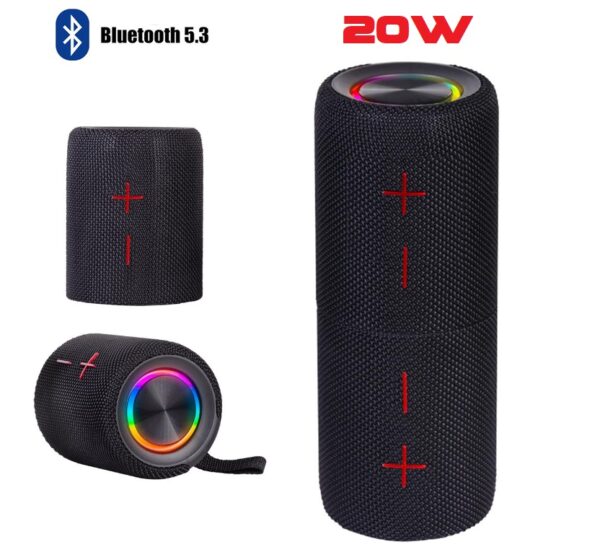 ALTAVOZ BLUETOOTH 5.3V REVI XR 8A44 DOUBLE 2x10W NEGRO