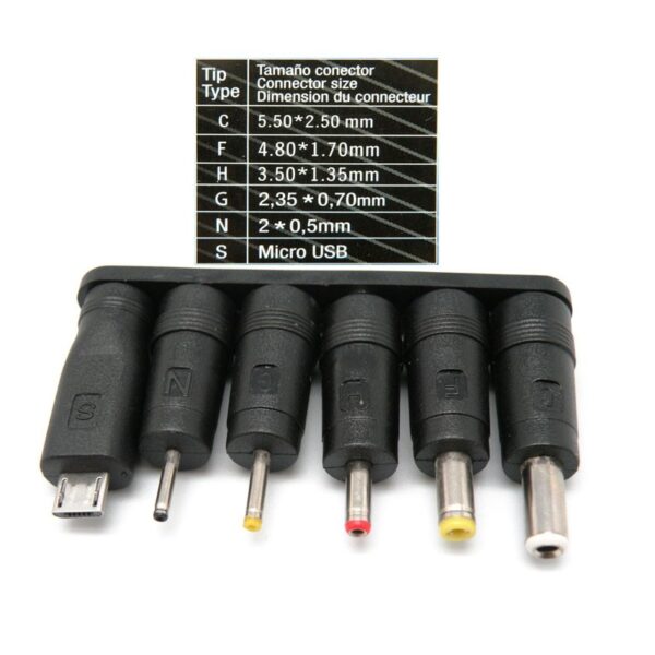 ALIMENTADOR REGULABLE EUROCONNEX 9-24VCC 24W - Imagen 3