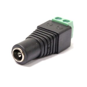 JACK DC MACHO AEREO 5.5X2.5MM. CLEMA TORNILLO