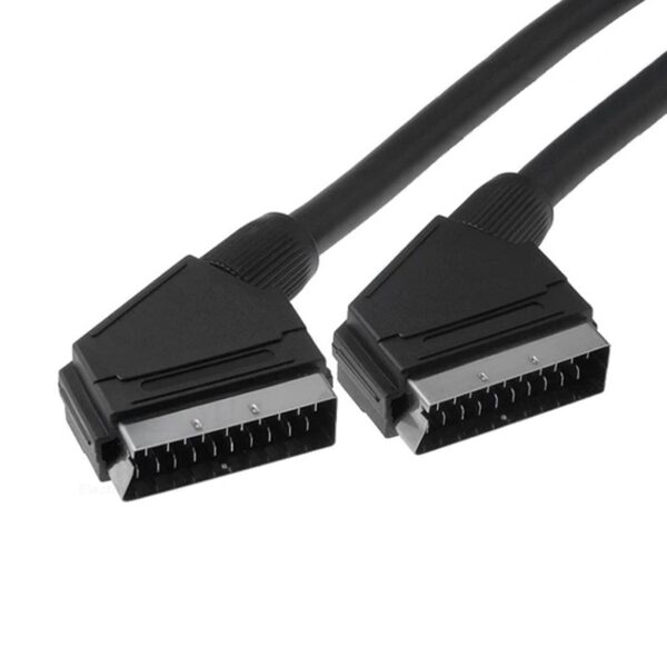 CABLE EUROCONECTOR (SCART) MACHO - MACHO 1.5M