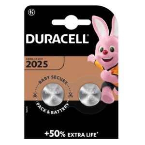PILA DURACELL BOTÓN 2025 LITIO 3V PACK 2U