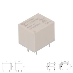 RELÉ MINIATURA FINDER 3VDC 10A/250VAC SPDT (CO1) C.I.
