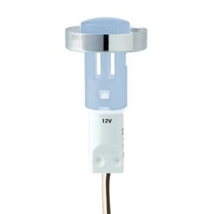 PILOTO LED 12V Ø5,5MM SERIE D-185 AZUL CON CABLE