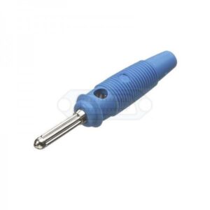 BANANA MACHO 4MM. AZUL HIRSCHMANN BUELA 20K