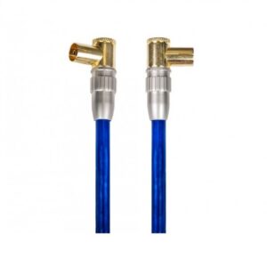 CABLE ANTENA TV 9.5MM. M-H ACODADO LTE 1MT.