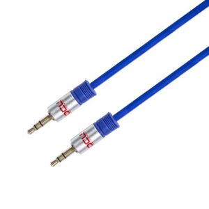 CABLE JACK 3.5 MACHO - MACHO ESTÉREO DCU AZUL 1.5M