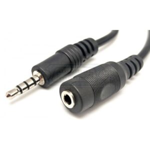 ALARGADOR MINI JACK 3.5MM 4 POLOS M-H 3M.