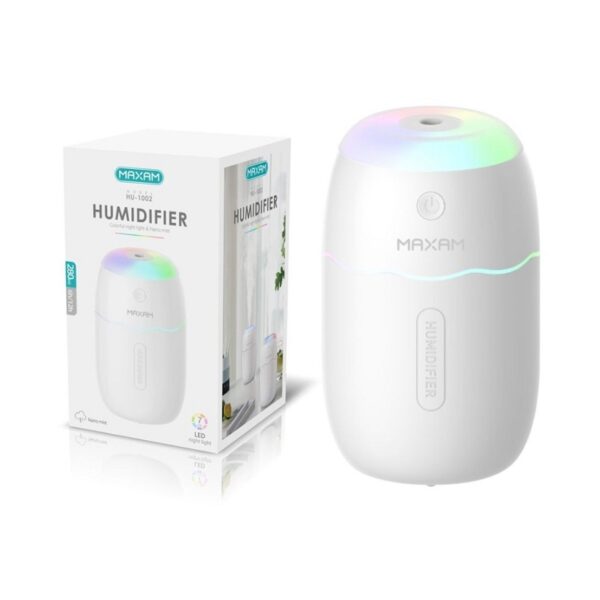 HUMIDIFICADOR USB MINI CON LUZ LED 280ML