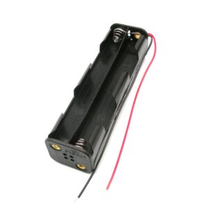 PORTAPILAS 8 PILAS AA DOBLE (4+4) LARGO CON CABLE