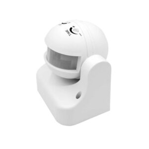 DETECTOR PIR DE MOVIMIENTO 220VAC 180º EXTRASTAR PARED