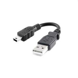 CABLE USB 2.0 USB-A MACHO - MINI USB-B 5P MACHO NEGRO 5CMS