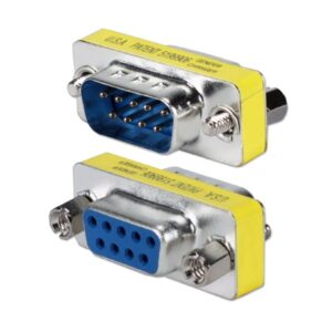 ADAPTADOR SUB-D 9P MINI M-H PIN TO PIN