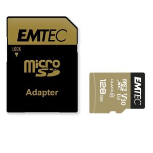 MICRO SDXC 128GB CLASE 10 + ADAPTADOR SD