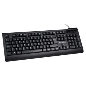 TECLADO USB CON LECTOR DNIe 4.0 COOLBOX NEGRO