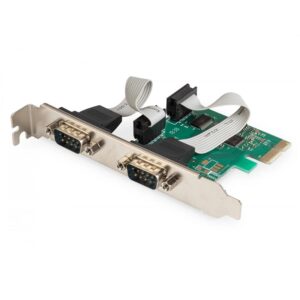 TARJETA PCIe 2 PUERTOS SERIE RS232 (DSUB 9) DIGITUS