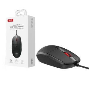 RATÓN ÓPTICO USB DPI 1200-1600-2000 XO M8 NEGRO 1.8m