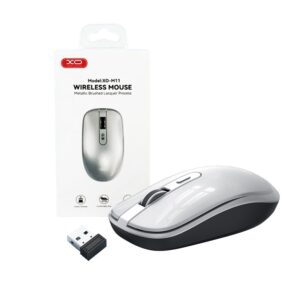 RATÓN ÓPTICO WIRELESS 2.4GHZ 2000 DPI XO M11 NEGRO/GRIS