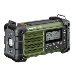 RADIO DIGITAL DE EMERGENCIA RDBS FM/AM BT 5.0 RECARGABLE FOREST GREEN