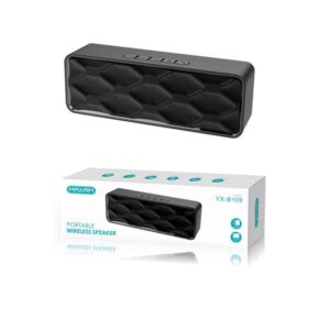 ALTAVOZ PORTÁTIL BLUETOOTH 5.0 3W x2 ENTRADA AUXILIAR + TF CARD + RADIO NEGRO