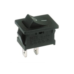 INTERRUPTOR BALANCÍN ON-OFF (1Co) 10A/250V NEGRO