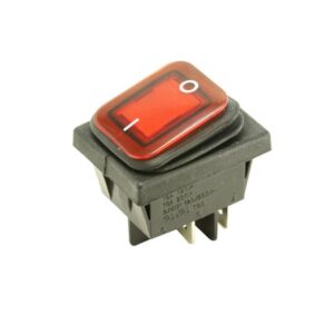 INTERRUPTOR ESTANCO IP54 ON-OFF 16A/250V LUZ ROJO PANEL
