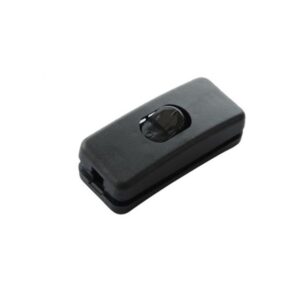INTERRUPTOR DE PASO BALANCÍN 2A/250V NEGRO
