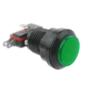 PULSADOR ARCADE LED Ø24mm 12V VERDE