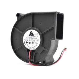VENTILADOR DC 12V 0,36A DELTA 76X30MM 2H AIRE LATERAL