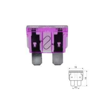 FUSIBLE LAMINADO 19MM COCHE 3A VIOLETA