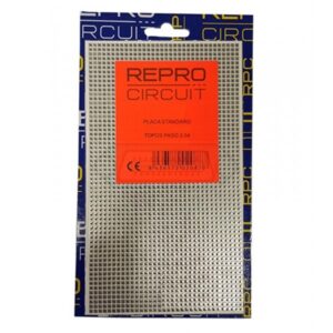 PLACA PERFORADA FIBRA TOPOS 2.54mm 200X300mm