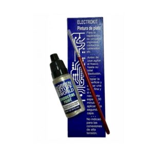 PINTURA CONDUCTORA DE PLATA CON PINCEL BOTE 15ml