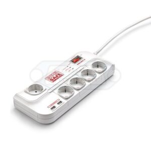 REGLETA ELÉCTRICA PROTECTORA 5 SALIDAS SPS SAFE MASTER