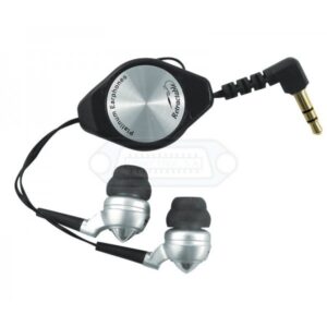 AURICULARES ESTÉREO IN-EAR SILICONA CABLE EXTENSIBLE