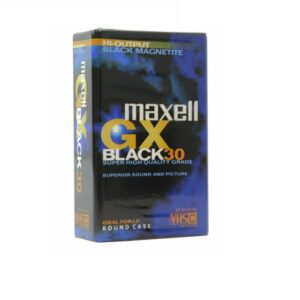CINTA VHS-C MASELL GX BLACK 30 PAL/SECAM