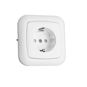 BASE SCHUKO EMPOTRABLE BLANCA