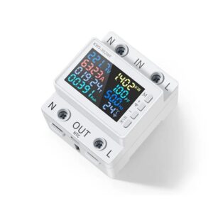 MEDIDOR DE ENERGIA DIGITAL 170-300VAC MUTIFUNCIÓN V/A/KWH