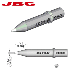 PUNTA SOLDADURA JBC PH-12D Ø1.2mm