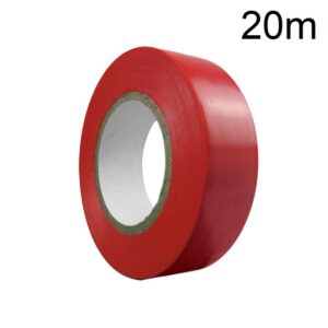 CINTA AISLANTE ADHESIVA 20m ROJO