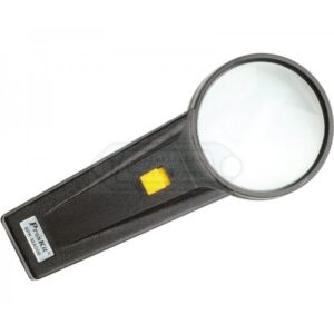 LUPA DE MANO CON LUZ X4 AUMENTOS