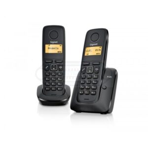 TELÉFONO INALÁMBRICO GIGASET A120 DECT DUO NEGRO